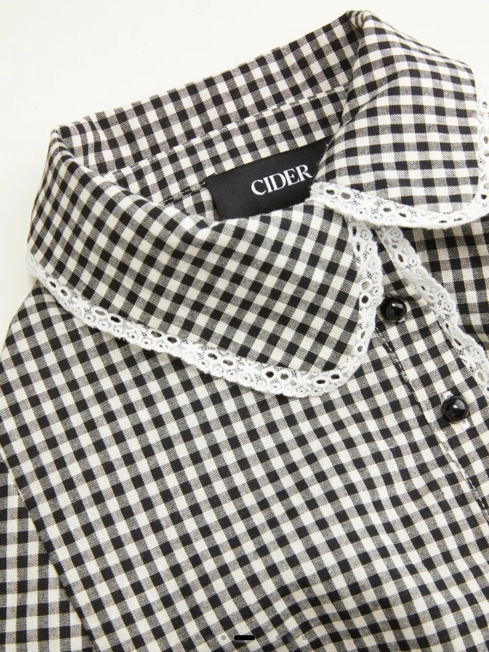 Cider Black & White Gingham Tailored Blazer - Picture 6 of 9